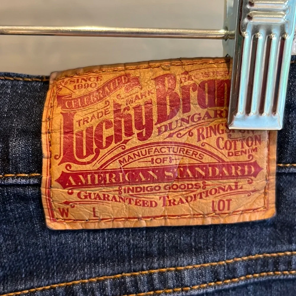 Lucky Brand jeans size 4 waist 27 straight Leg - Picture 5 of 12